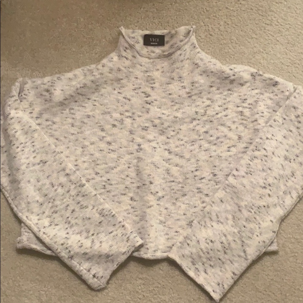 VICI | Cropped turtleneck sweater